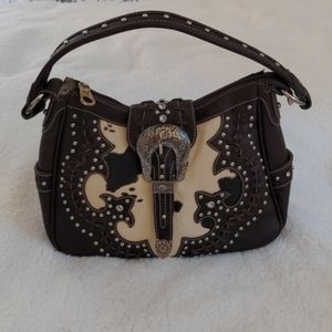 Leather Belt Buckle Purse